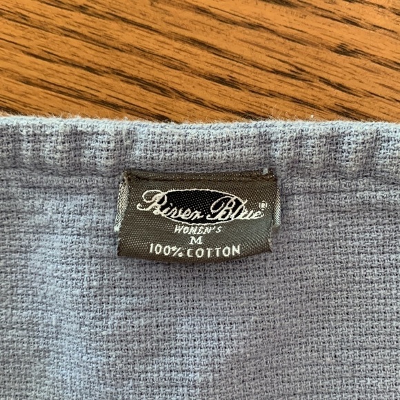 Mackinac Island vest size M open front lake blue logo Mackinac on front chest - Picture 5 of 8